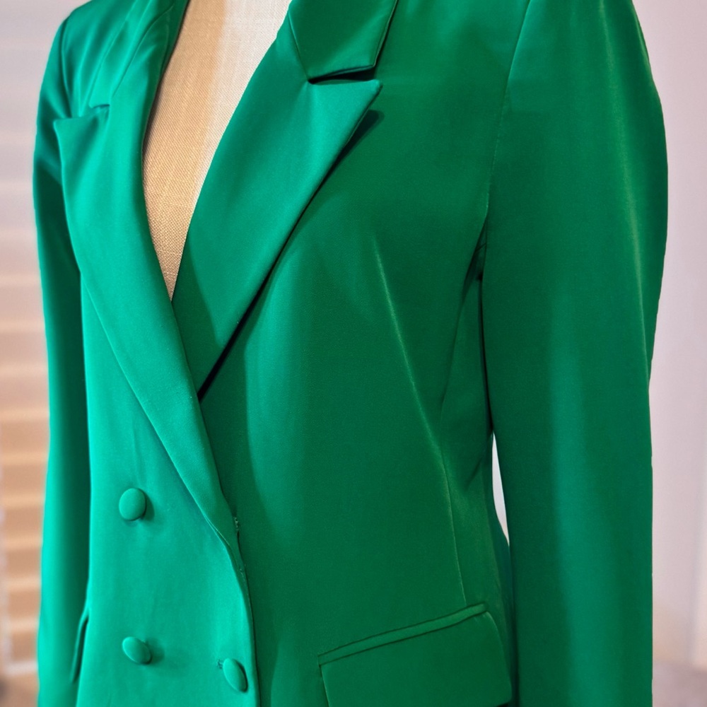 New York & Company Vibrant Green Blazer - Picture 4 of 8